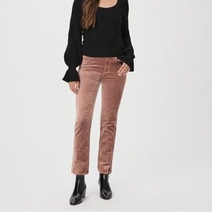 Paige Cindy twisted hem warm suede size 25